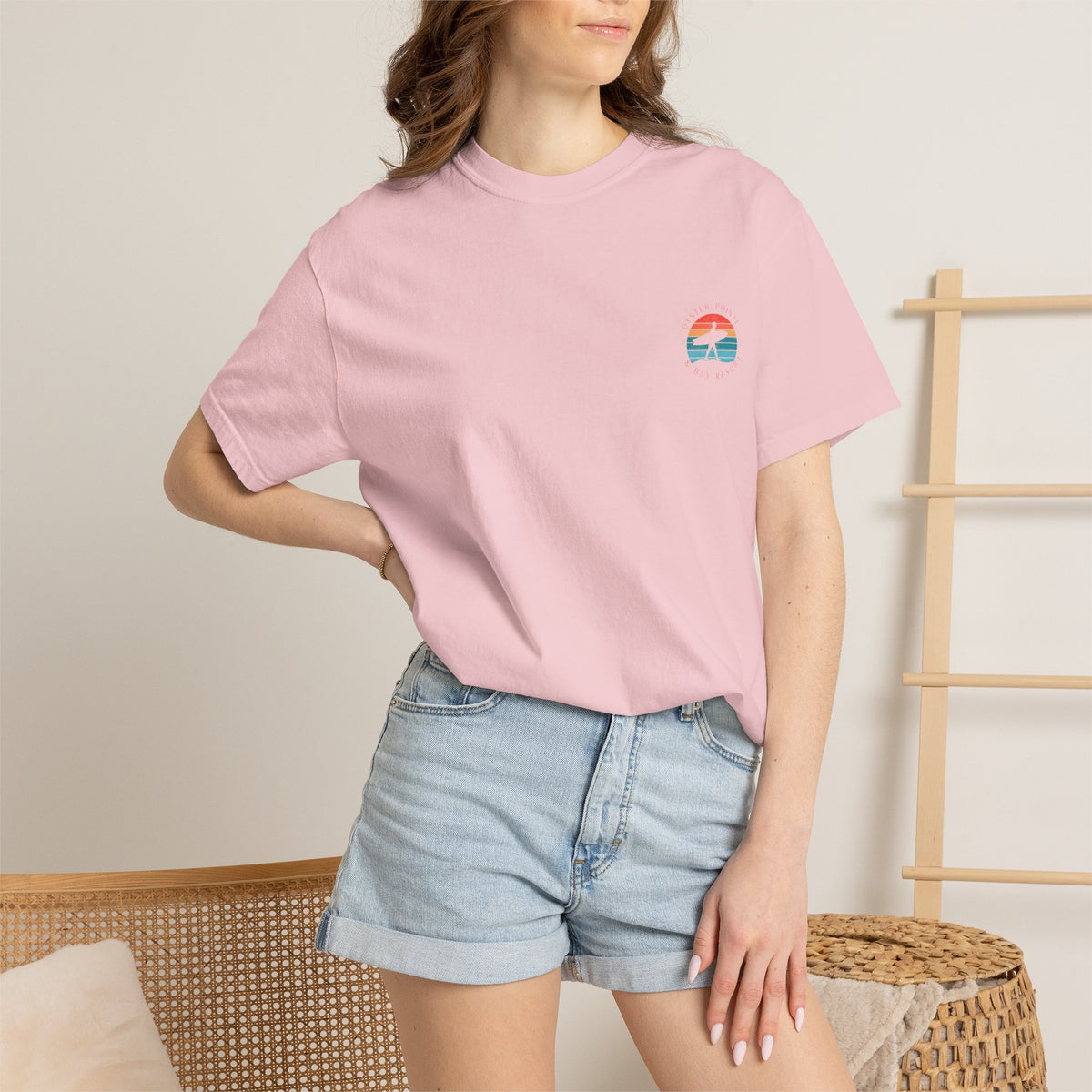 Sunset Surf Pocket Tee
