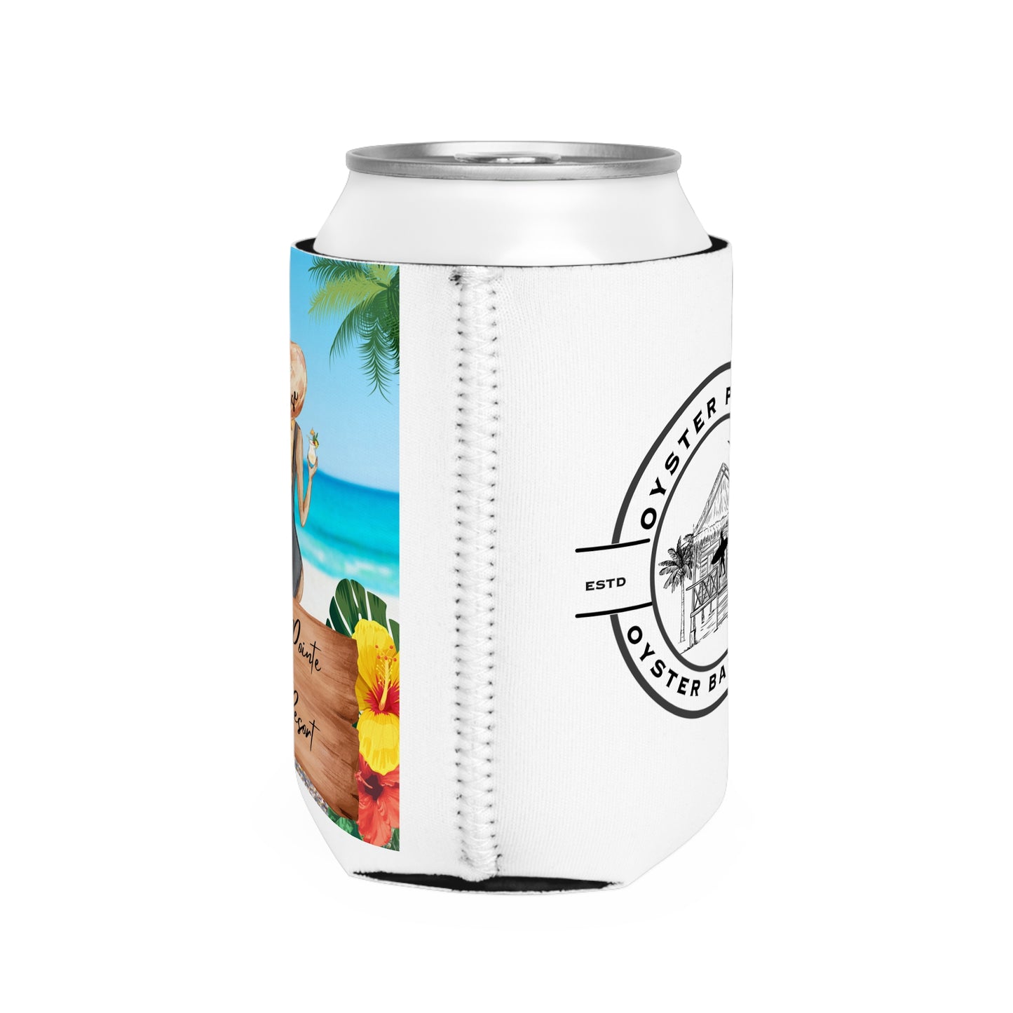 Beach Resort Can Cooler Sleeve