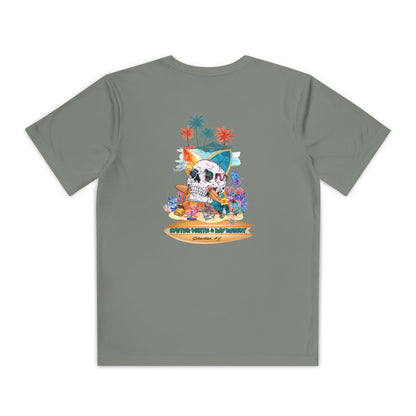 Youth Surf Skull Tee