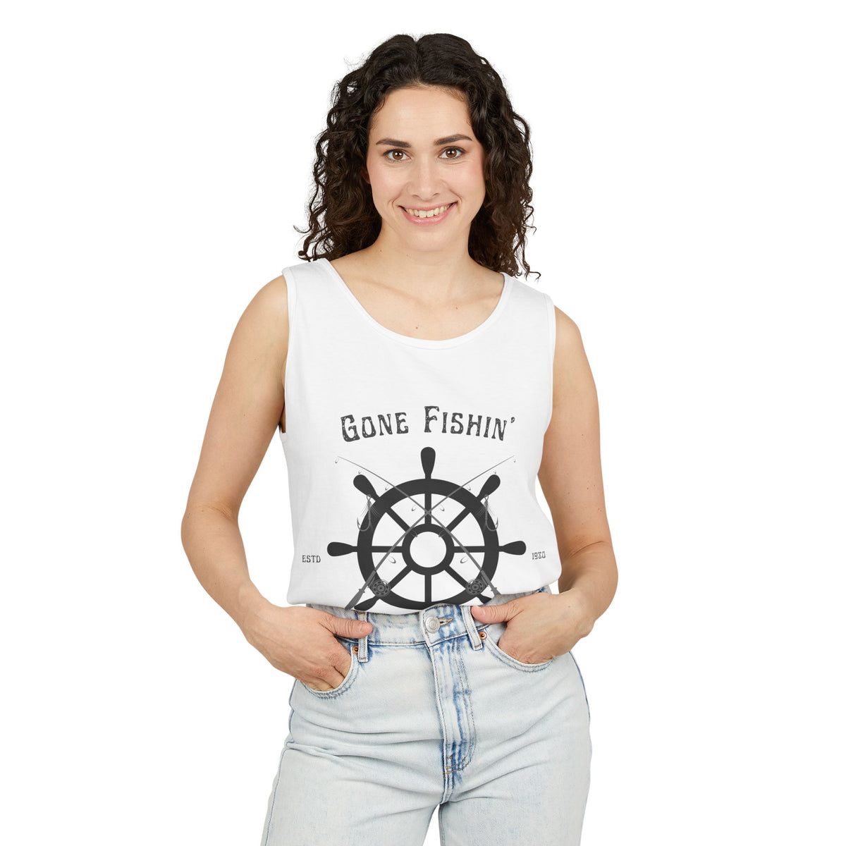 Gone Fishin' Tank Top