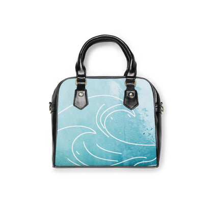 Beach Scene Shoulder Handbag