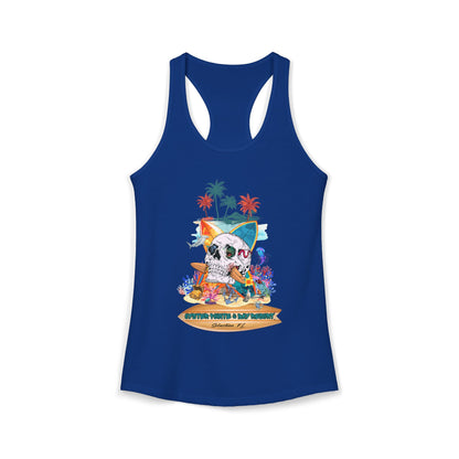 Women's Tropical Skull Racerback