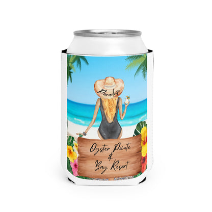 Beach Resort Can Cooler Sleeve