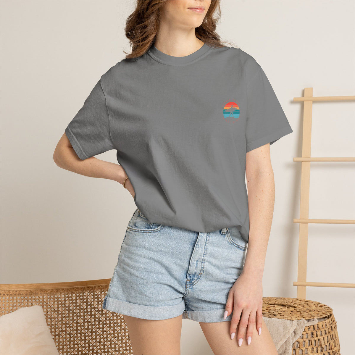 Sunset Surf Pocket Tee