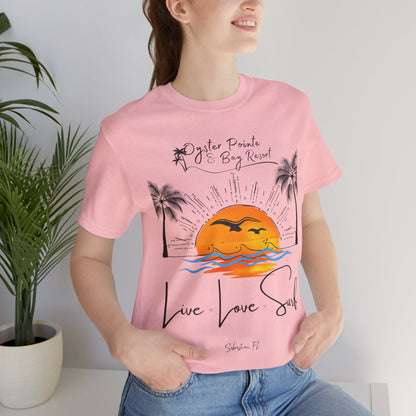 Ladies- Live, Love, Surf Summer T-Shirt