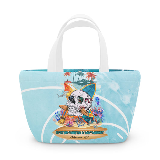 Tropical Skull Lunch Bag