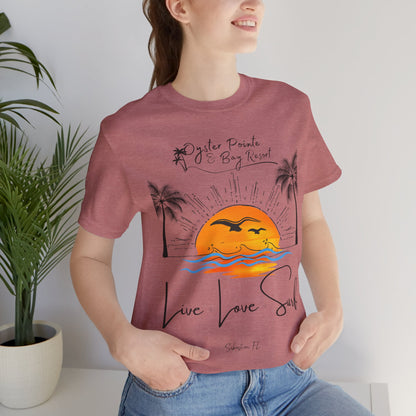 Ladies- Live, Love, Surf Summer T-Shirt