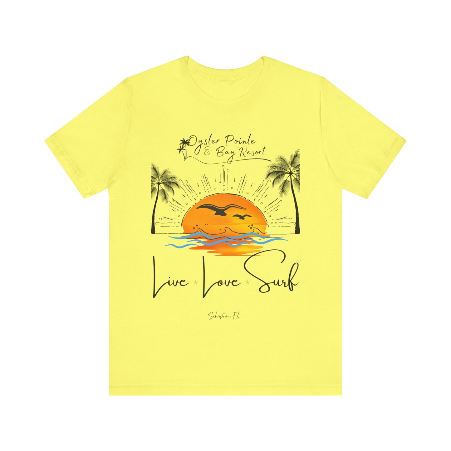 Ladies- Live, Love, Surf Summer T-Shirt