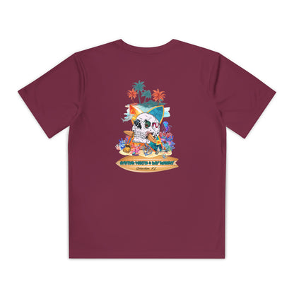 Youth Surf Skull Tee