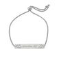 Engraved Adjustable Bar Bracelet