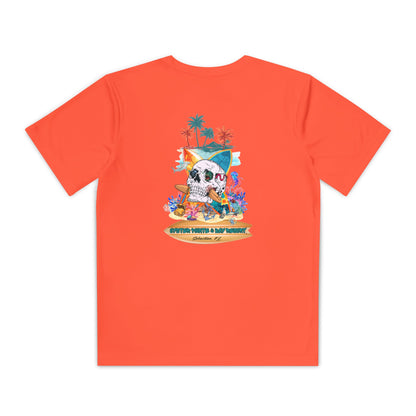 Youth Surf Skull Tee