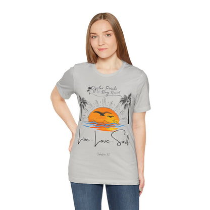 Ladies- Live, Love, Surf Summer T-Shirt