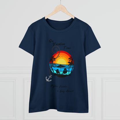 Ladies Vacation Time T-Shirt