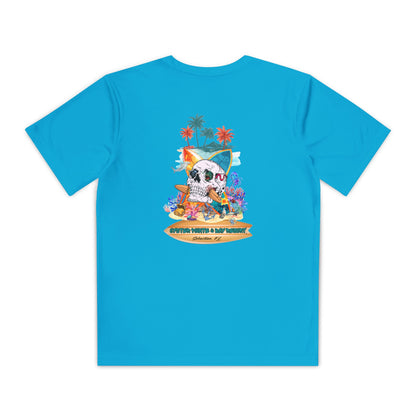 Youth Surf Skull Tee