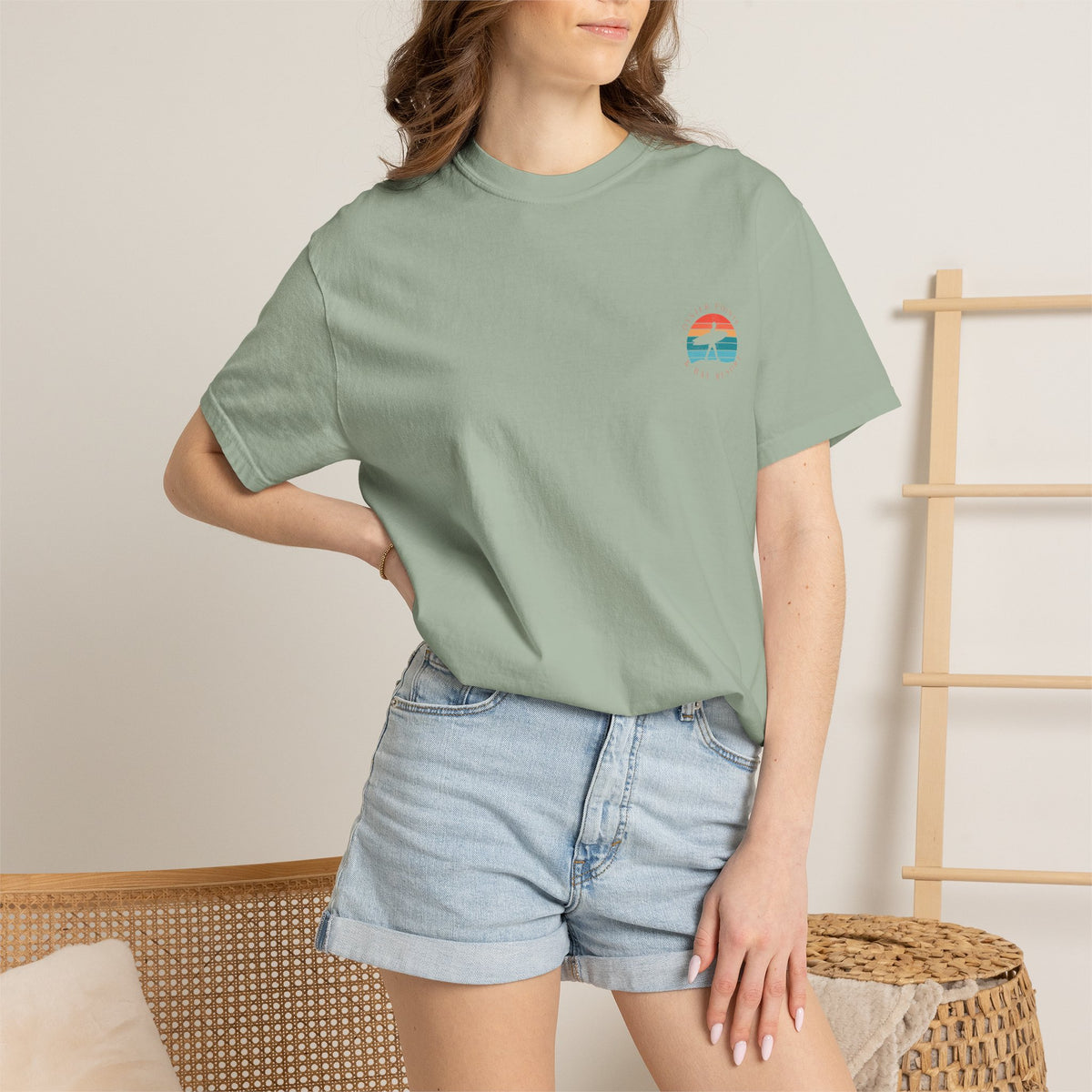 Sunset Surf Pocket Tee