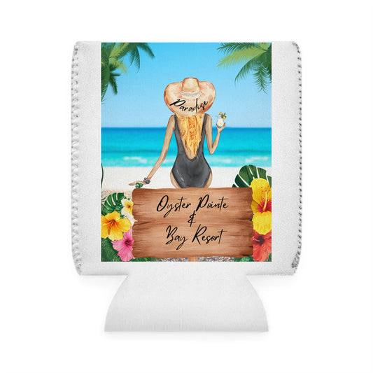 Beach Resort Can Cooler Sleeve