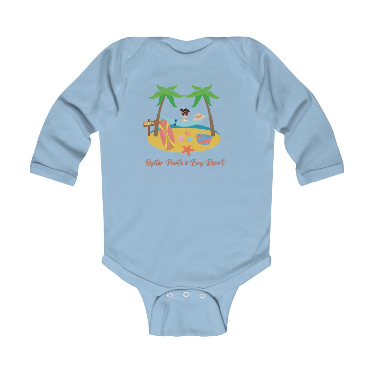 Infant Bodysuit - Tropical Beach