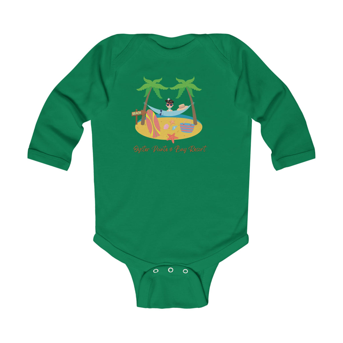Infant Bodysuit - Tropical Beach