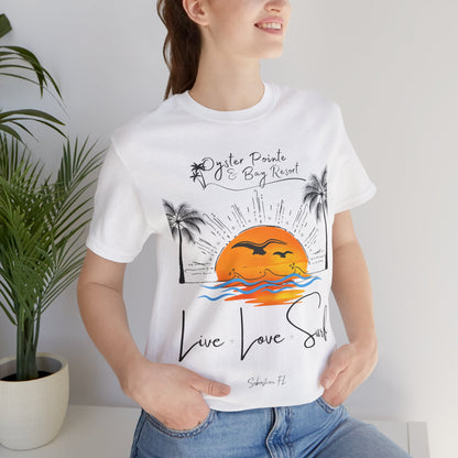 Ladies- Live, Love, Surf Summer T-Shirt