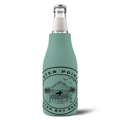 Oyster Pointe Zip-Up Bottle Cooler Sleeve