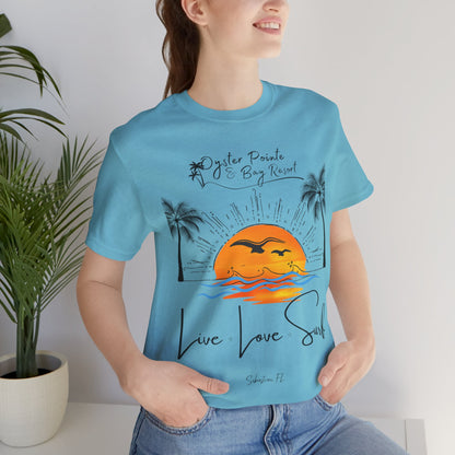 Ladies- Live, Love, Surf Summer T-Shirt