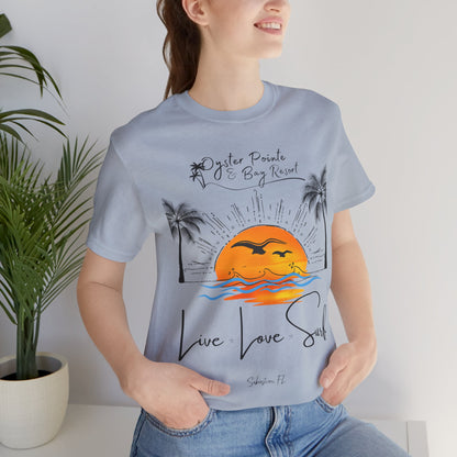 Ladies- Live, Love, Surf Summer T-Shirt
