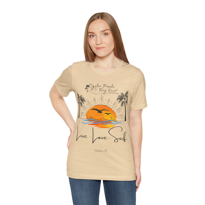 Ladies- Live, Love, Surf Summer T-Shirt