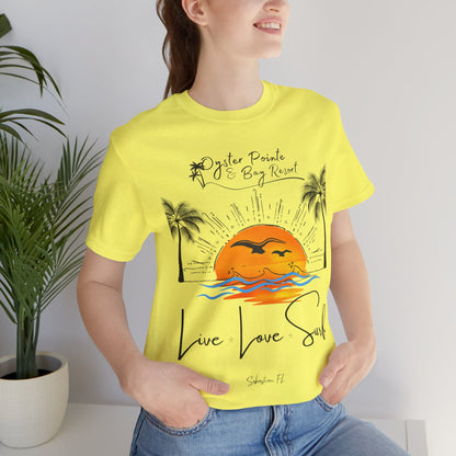 Ladies- Live, Love, Surf Summer T-Shirt