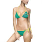 Green Floral Triangle Bikini