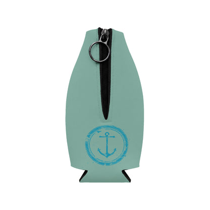 Oyster Pointe Zip-Up Bottle Cooler Sleeve