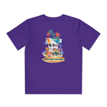 Youth Surf Skull Tee