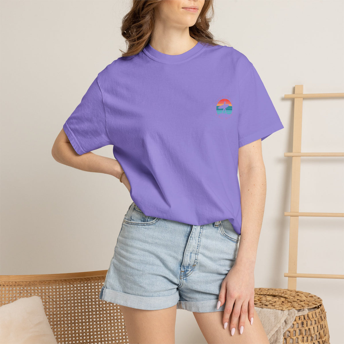 Sunset Surf Pocket Tee