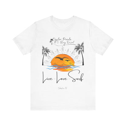 Ladies- Live, Love, Surf Summer T-Shirt