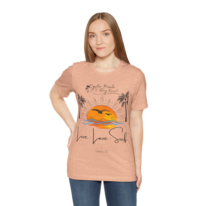 Ladies- Live, Love, Surf Summer T-Shirt