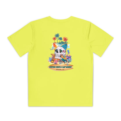 Youth Surf Skull Tee