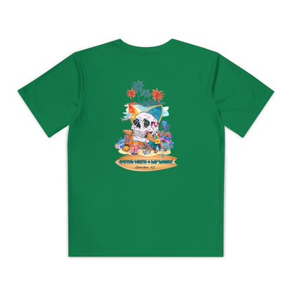Youth Surf Skull Tee