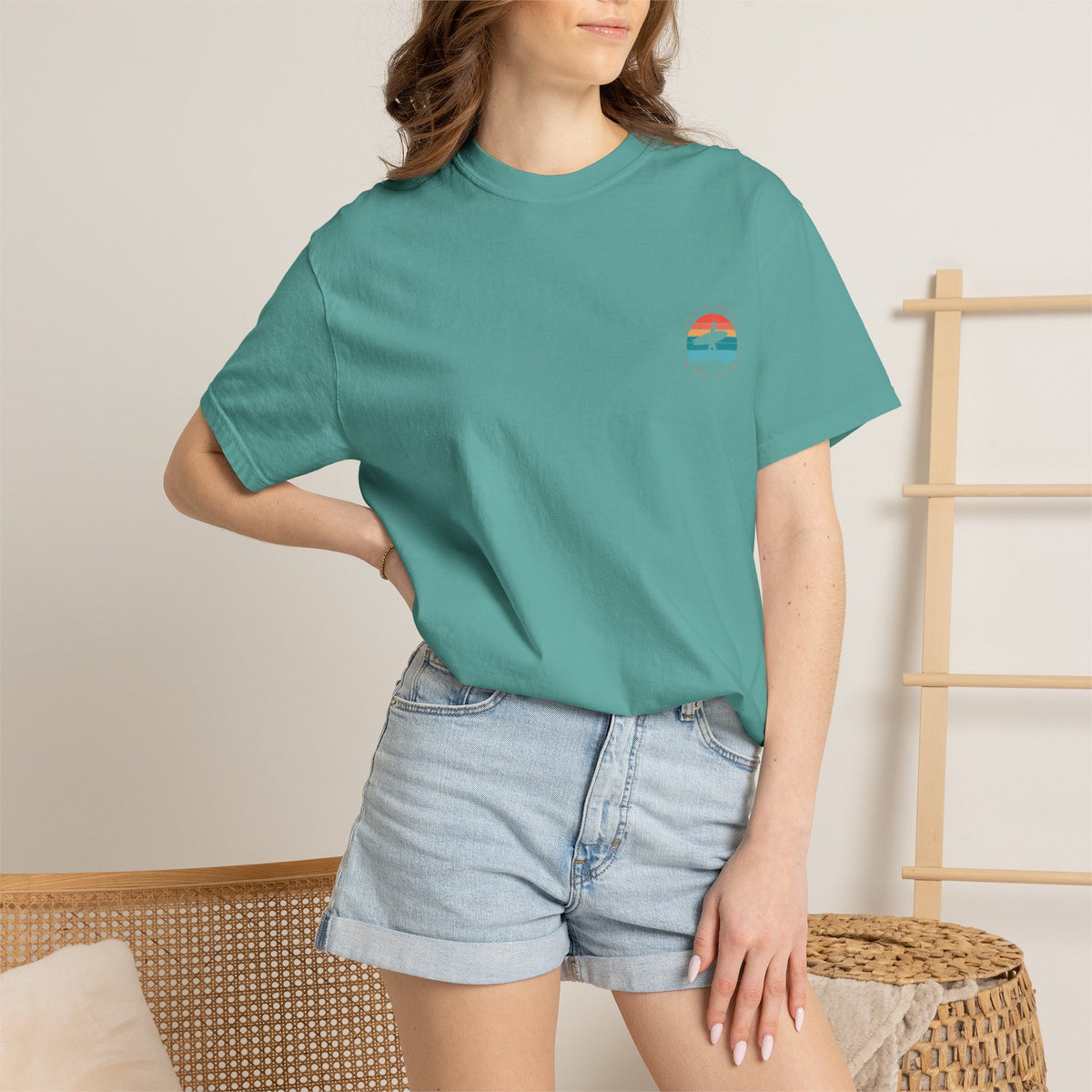 Sunset Surf Pocket Tee