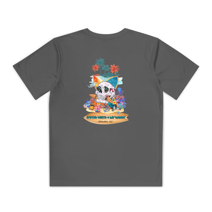 Youth Surf Skull Tee