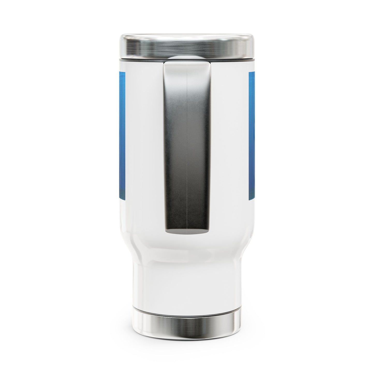 Oyster Pointe & Bay Resort Stainless Steel Travel Mug — 14oz Insulated Handle Tumbler