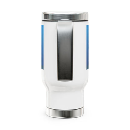 Oyster Pointe & Bay Resort Stainless Steel Travel Mug — 14oz Insulated Handle Tumbler