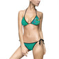 Green Floral Triangle Bikini