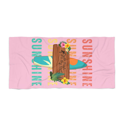 Sunshine Surfboard Beach Towel