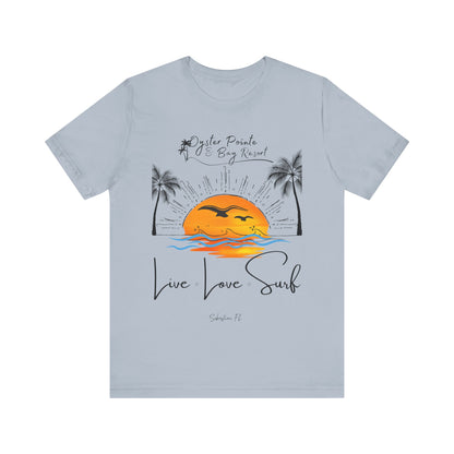 Ladies- Live, Love, Surf Summer T-Shirt
