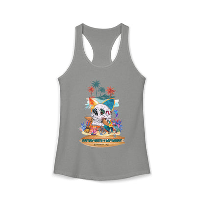 Women's Tropical Skull Racerback