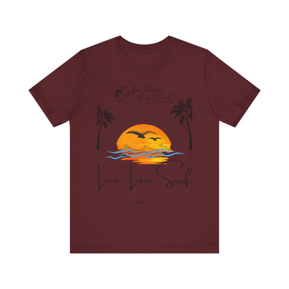 Ladies- Live, Love, Surf Summer T-Shirt