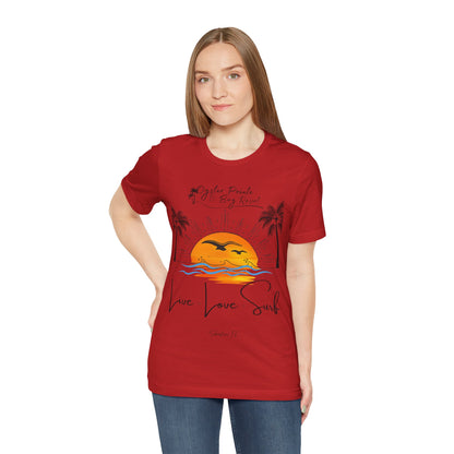 Ladies- Live, Love, Surf Summer T-Shirt