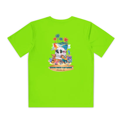 Youth Surf Skull Tee