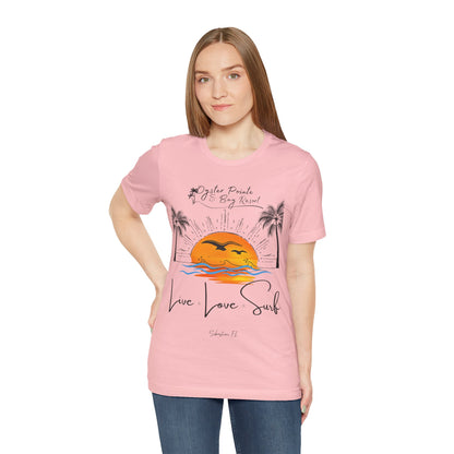 Ladies- Live, Love, Surf Summer T-Shirt