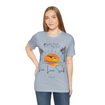 Ladies- Live, Love, Surf Summer T-Shirt