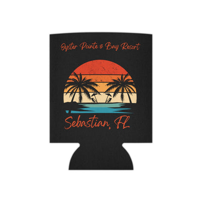 Oyster Pointe & Bay Resort (Black) Can Cooler